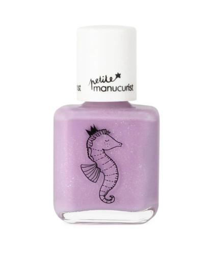 Kids Nail Polish Petite Manucurist iridescent purple JANIS the Seahorse non toxic