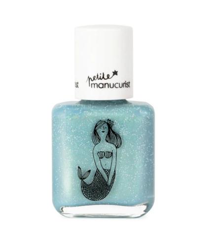 Kids Nail Polish Petite Manucurist shimmery blue BONNIE the Mermaid