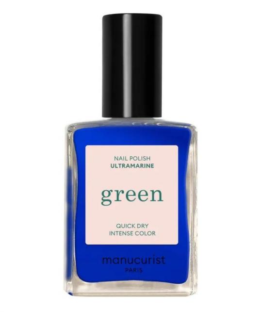 Vernis GREEN Manucurist Ultramarine bleu électrique naturel vegan