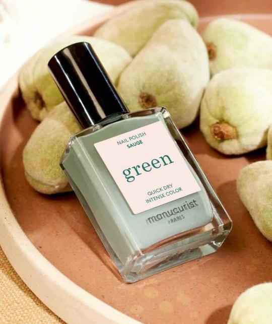 Manucurist Vernis GREEN Sauge gris vert végétal naturel