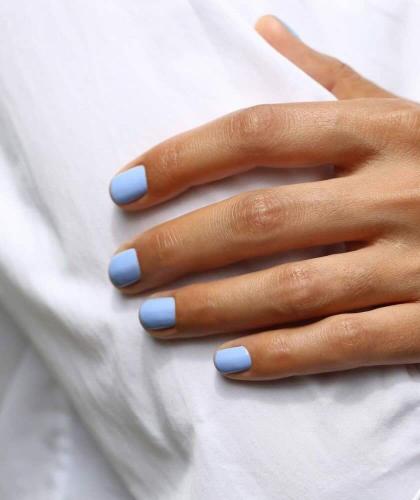 Manucurist GREEN Vernis Lilas bleu ciel pastel ongles naturel l'Officina Paris