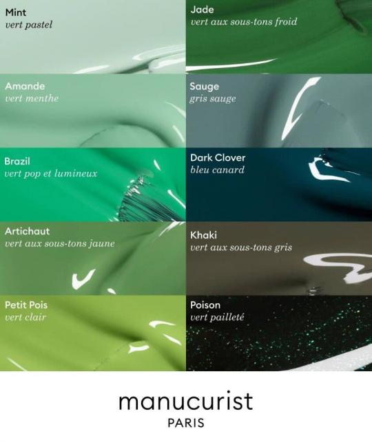 Nail Polish Green Manucurist mint natural manicure l'Officina Paris