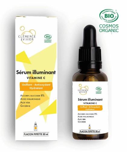Brightening Serum Vitamin C Clémence & Vivien Illuminating natural cosmetics l'Officina Paris
