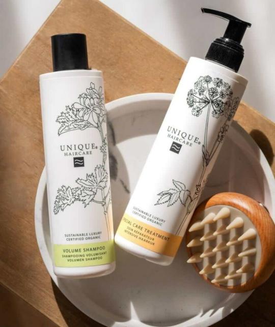 Shampooing bio Volumisant UNIQUE Haircare menthe poivrée naturel Ecocert