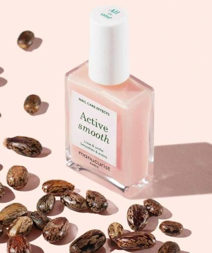Active Smooth Manucurist nail care polish smoothes evens natural healthy glow Green