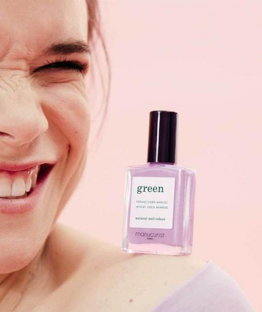 Manucurist Vernis GREEN Lisa Lilas mauve pastel l'Officina Paris
