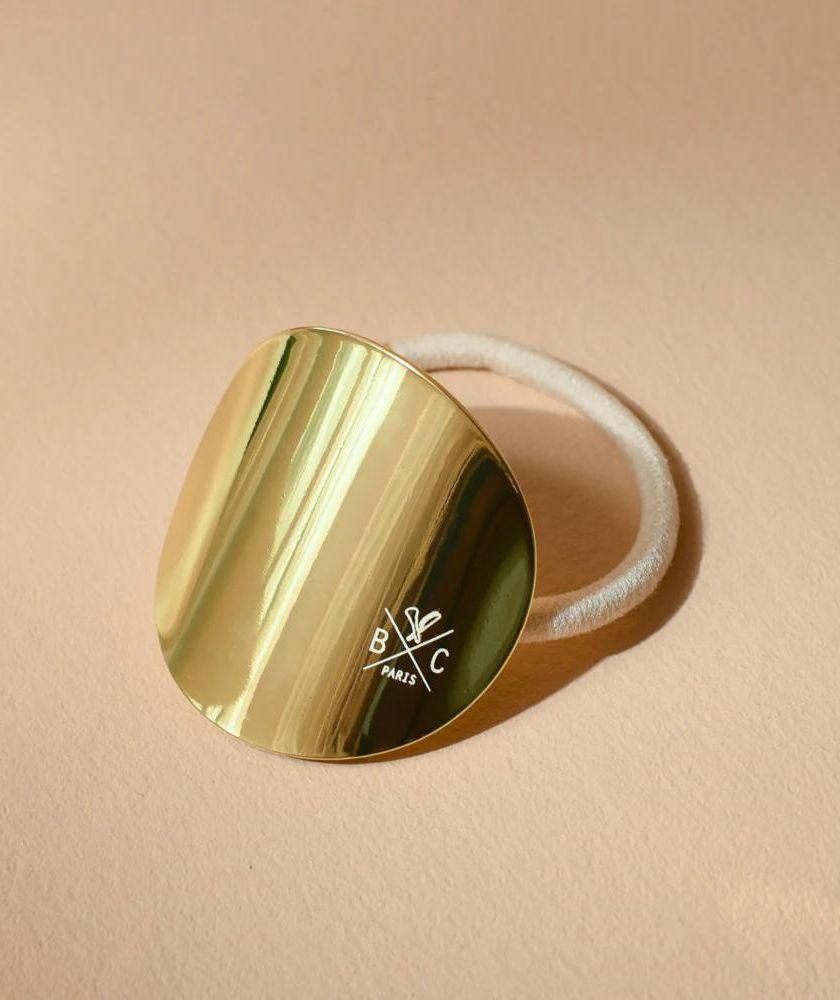 Bague élastique Strass - Design Fleurs Et Bouquet, Couleur Bleu Et Blanc, Métal Argenté Sans Nickel