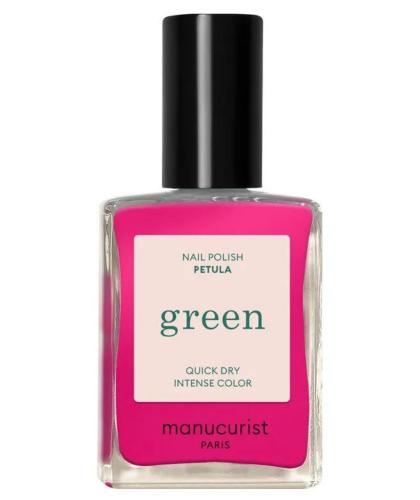 Pink Nail Polish Manucurist GREEN bright arty design l'Officina Paris