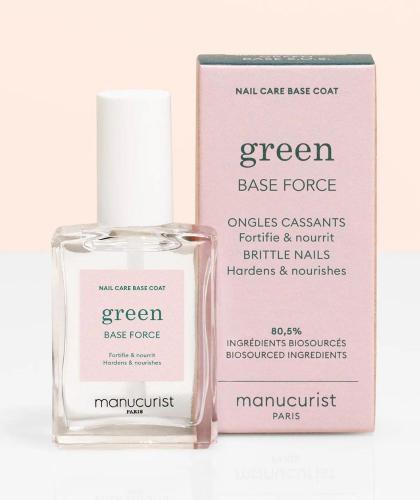 Nail care Manucurist Base coat Force Green natural manicure treatment l'Officina Paris