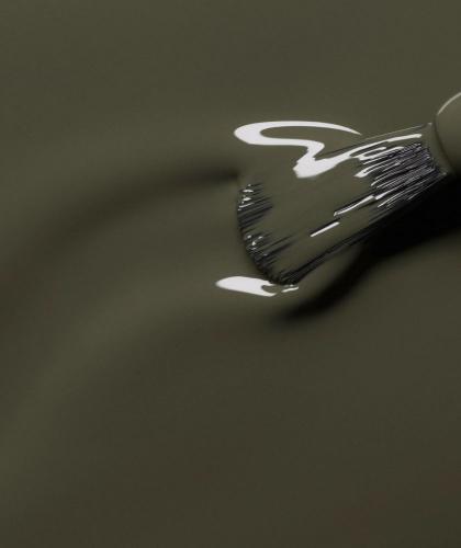 Vernis vert Khaki GREEN Manucurist gris l'Officina Paris