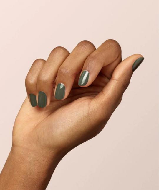 Vernis GREEN Manucurist vert Khaki gris l'Officina Paris