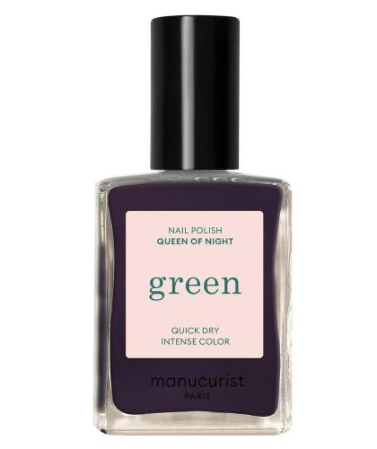 nail polish Manucurist GREEN Queen of Night purple grey dark manicure l'Officina Paris