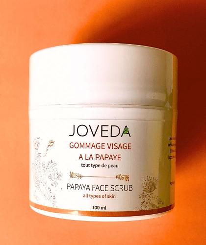 Papaya Face Scrub Joveda vegan natural ayurvedic skincare l'Officina Paris
