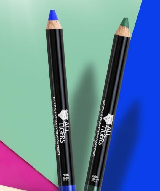 ALL TIGERS Eyeshadow Pencil Lidschatten Eyeliner GRÜN 305 Naturkosmetik