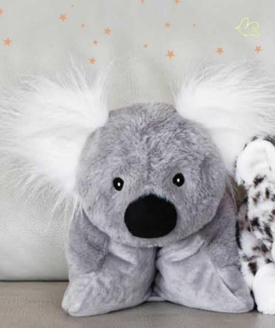 Kuscheltier Wärmekissen - KOALA Bär Mikrowelle herausnehmbar waschbar Geschenk Kinder l'Officina Paris