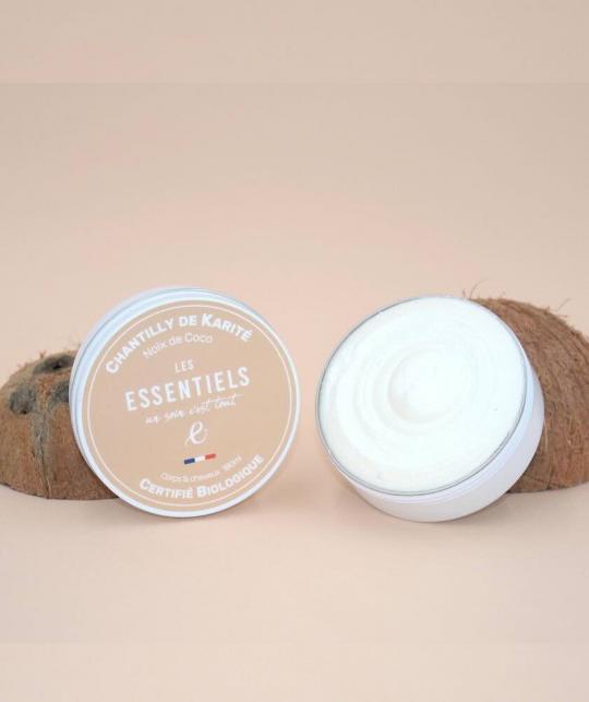 Whipped cream Shea Butter & Coconut organic body care Les Essentiels l'Officina Paris