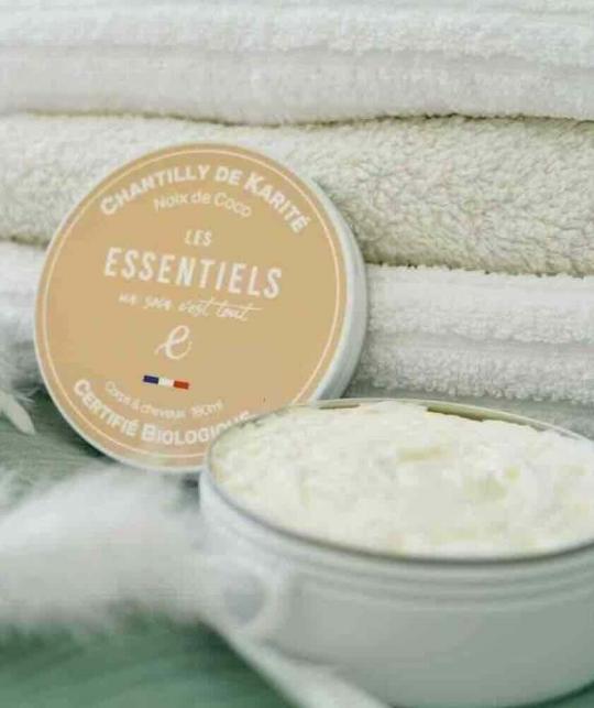 Whipped cream Shea Butter & Coconut organic body care Les Essentiels l'Officina Paris