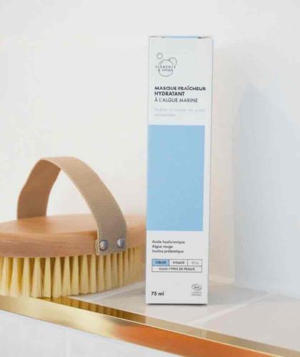 Clémence & Vivien Feuchtigkeitsmaske – Naturkosmetik mit Meeresalge für trockene Haut