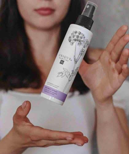 Meersalz Spray Naturkosmetik Haarpflege aus Dänemark UNIQUE Haircare Beauty l'Officina Paris