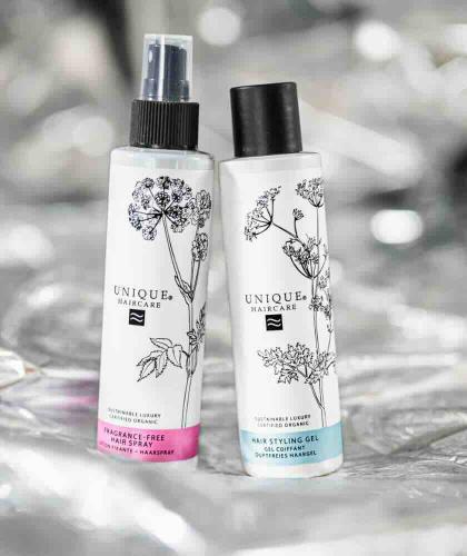 UNIQUE Haircare Fragrance Free Hairspray organic cosmetics l'Officina Paris