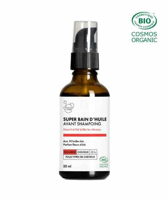 Clémence & Vivien soin Cheveux Super bain d'huile avant shampoing bio l'Officina Paris