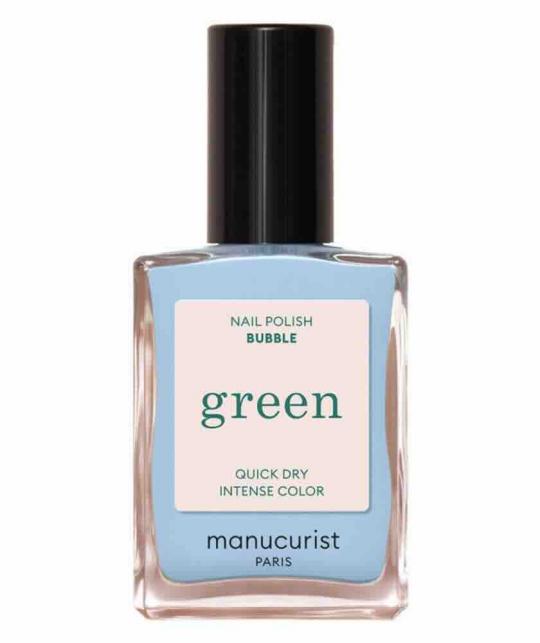 Nail Polish light blue GREEN Manucurist Bubble pastel l'Officina Paris