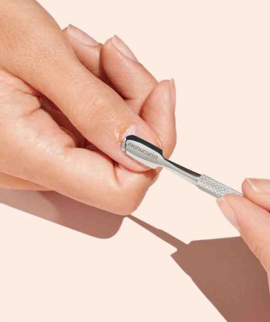 Steel cuticle pusher manicure Manucurist pedicure professional beauty tool nail care l'OFFICINA Paris