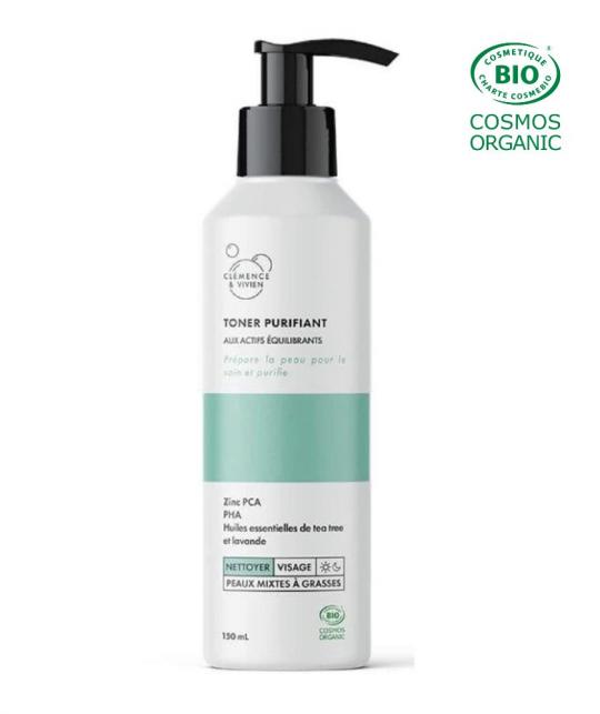 Clémence & Vivien Gesichtstonikum – klärender Naturkosmetik-Toner mit Zink PCA und PHA