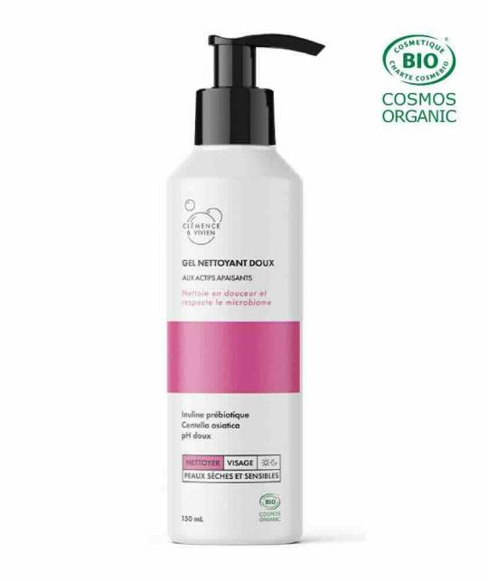 Clémence & Vivien Mildes Reinigungsgel – Naturkosmetik-Gesichtsreiniger für empfindliche Haut