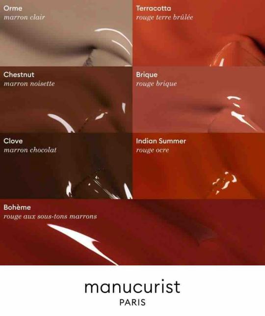 Alle braunen Manucurist GREEN™ Nagellackfarben, inklusive Bohème, L'Officina Paris