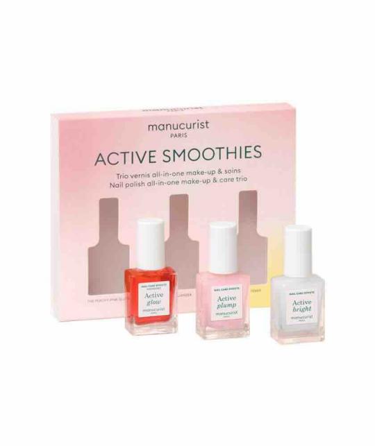 Trio Active™ Mini Smoothies Manucurist Set – 3 Pflege-Nagellack-Minis – L'Officina Paris