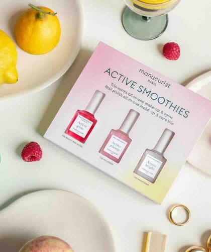 Trio Active™ Mini Smoothies Manucurist – veganes Nagelpflege-Set für unterwegs – L'Officina Paris