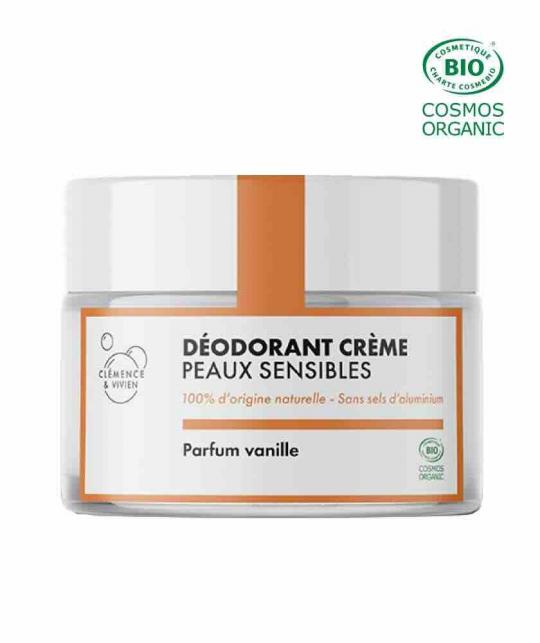 Bio-Deodorant Vanille für sensible Haut Clémence & Vivien, made in France, L’Officina Paris