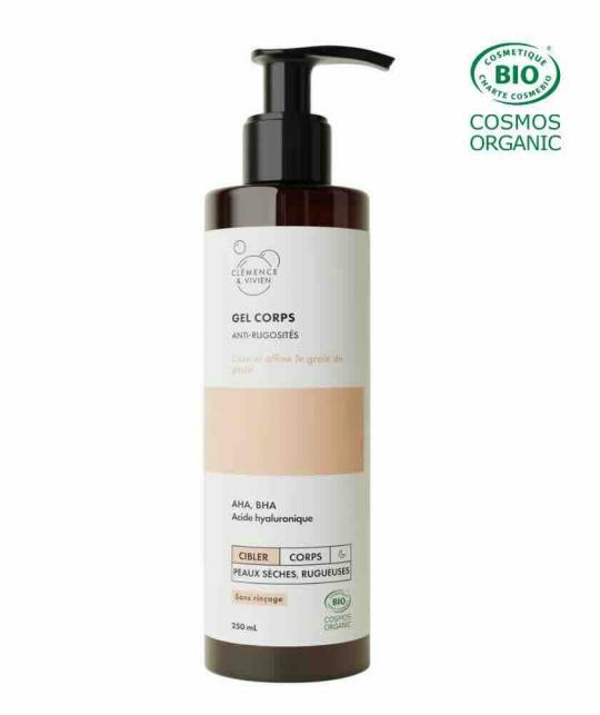 Glättendes Körpergel Clémence & Vivien – 100% natürliche Pflege, peelt sanft, glättet und spendet Feuchtigkeit, L'Officina Paris