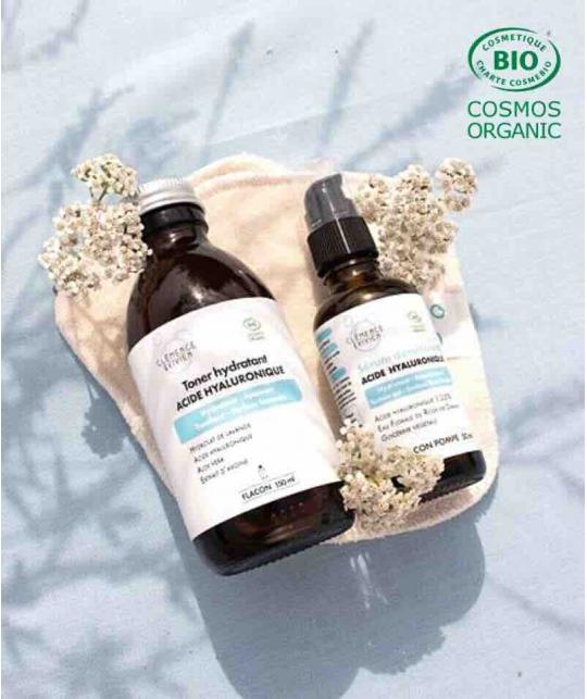 Naturkosmetik Hyaluronsäure-Routine – Toner und Serum von Clémence & Vivien