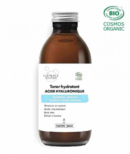Hydratisierender Toner von Clémence & Vivien – natürliche Gesichtspflege mit Hyaluronsäure aus Frankreich