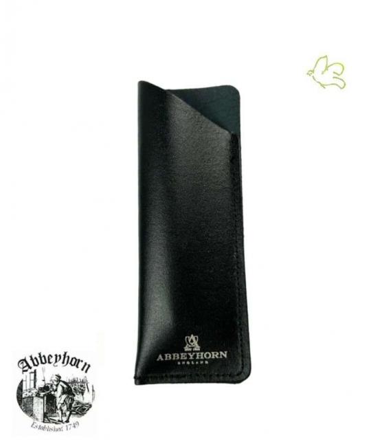 Hochwertiges Lederetui für Abbeyhorn Mini-Hornkamm – L’Officina Paris