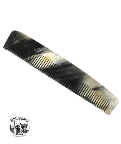 Abbeyhorn 15 cm horn comb with fine teeth – handmade in England