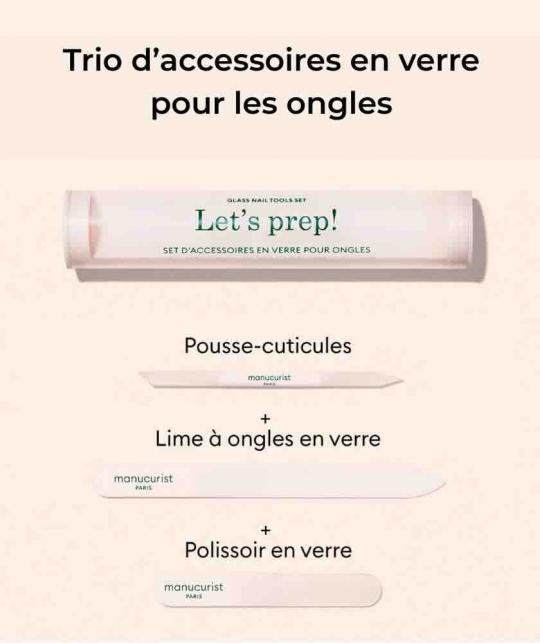 Manucurist Nagelpflegeset 3-teilig – ergonomische und präzise Maniküre Tools