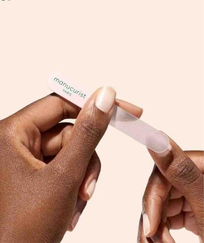 Polierblock aus Glas Manucurist – glättet und poliert die Nägel für natürlichen Glanz