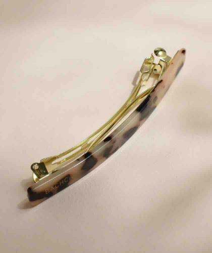 BACHCA Paris luxury hair clip, tortoiseshell finish, stylish hair accessory, French style, L’Officina Paris