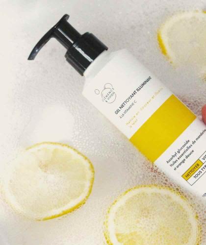 Vitamin C Reinigungsgel Aufhellend Zitrusduft - Naturkosmetik aus Frankreich Clémence & Vivien