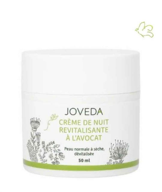 Crème de Nuit à l’Avocat – Joveda cosmétiques ayurvédiques - peau sèche, fatiguée et dévitalisée - l'Officina Paris