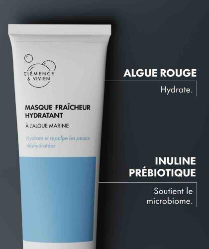 Masque visage hydratant bio – Clémence & Vivien soin naturel à l’algue marine