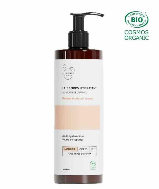 Körperlotion Naturkosmetik Feuchtigkeitspflege schnell einziehend Pumpspender Clémence & Vivien