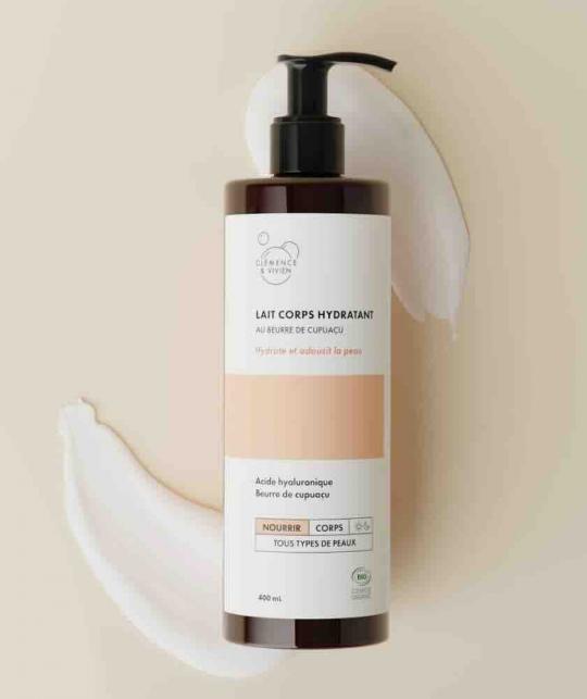 Clémence & Vivien hydrating body lotion lightweight texture fast absorbing non greasy body care