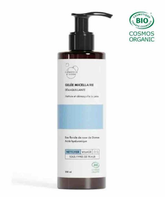 Mizellen-Reinigungsgel Clémence & Vivien – natürliche Gesichtsreinigung COSMOS ORGANIC Made in France