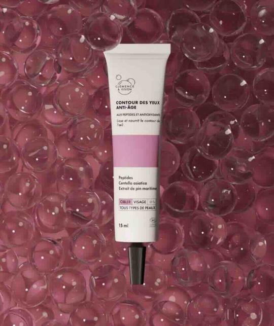 Anti-Aging Augenpflege Creme Textur Clémence & Vivien – leichte Naturkosmetik Augenpflege