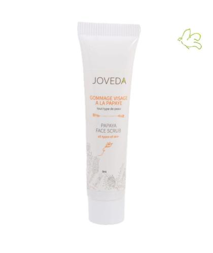Joveda Papaya Face Scrub 9 ml mini size – natural Ayurvedic face scrub
