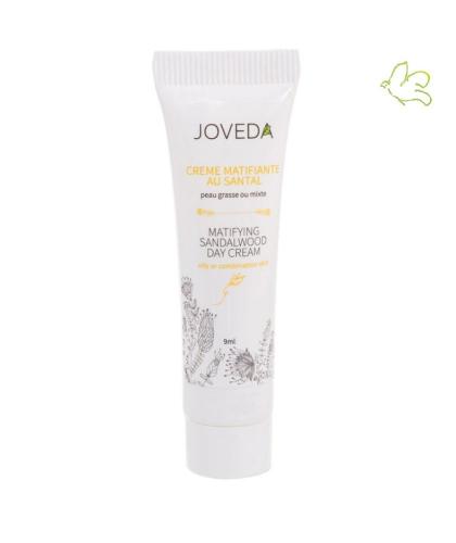 Joveda Matifying Sandalwood Day Cream 9 ml mini size – Ayurvedic facial care for combination to oily skin